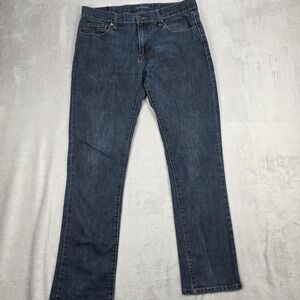 Aeropostale Jeans Mens 36x31 Blue Denim Straight Leg Classic Five Pocket Casual